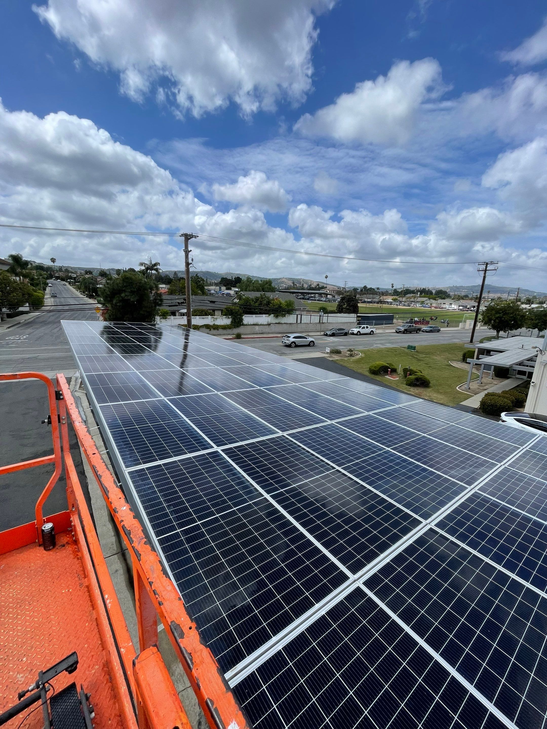 Commercial Solar Panel Cleaning by Palm Coast Solar Cleaning