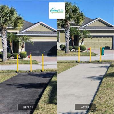 Heritage Isle HOA Sidewalk & Flatwork Cleaning - Viera, FL