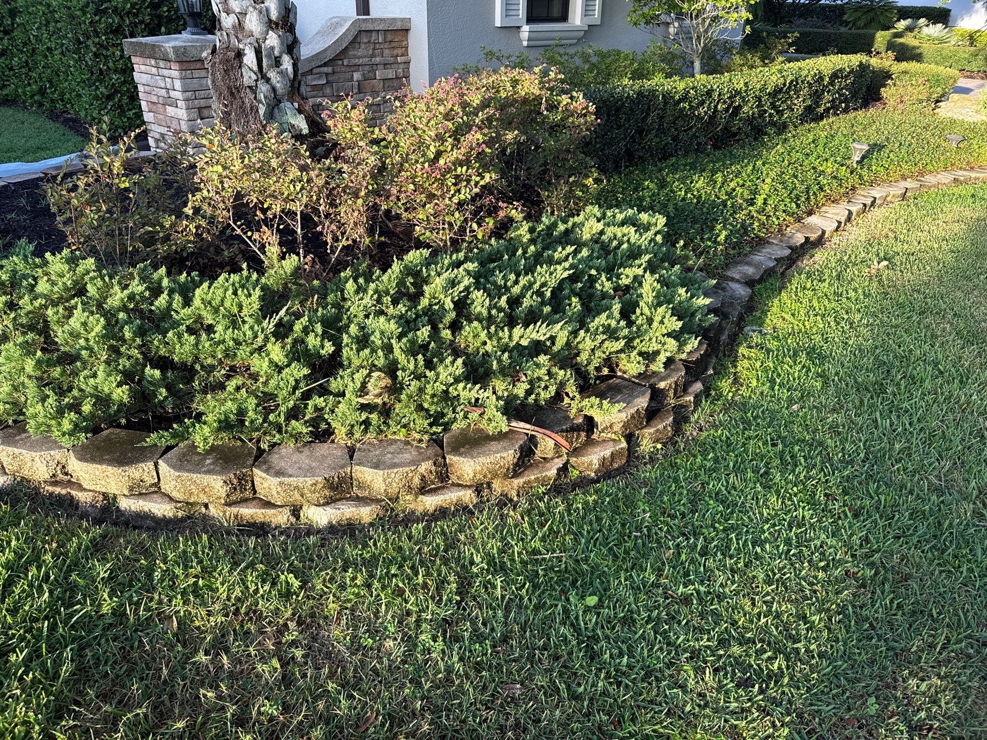 Tile Roof, Paver Pool Deck & Flowerbed Curbing Cleaning | Winding River Bradenton, FL Transformation by Sunshine AquaWash
