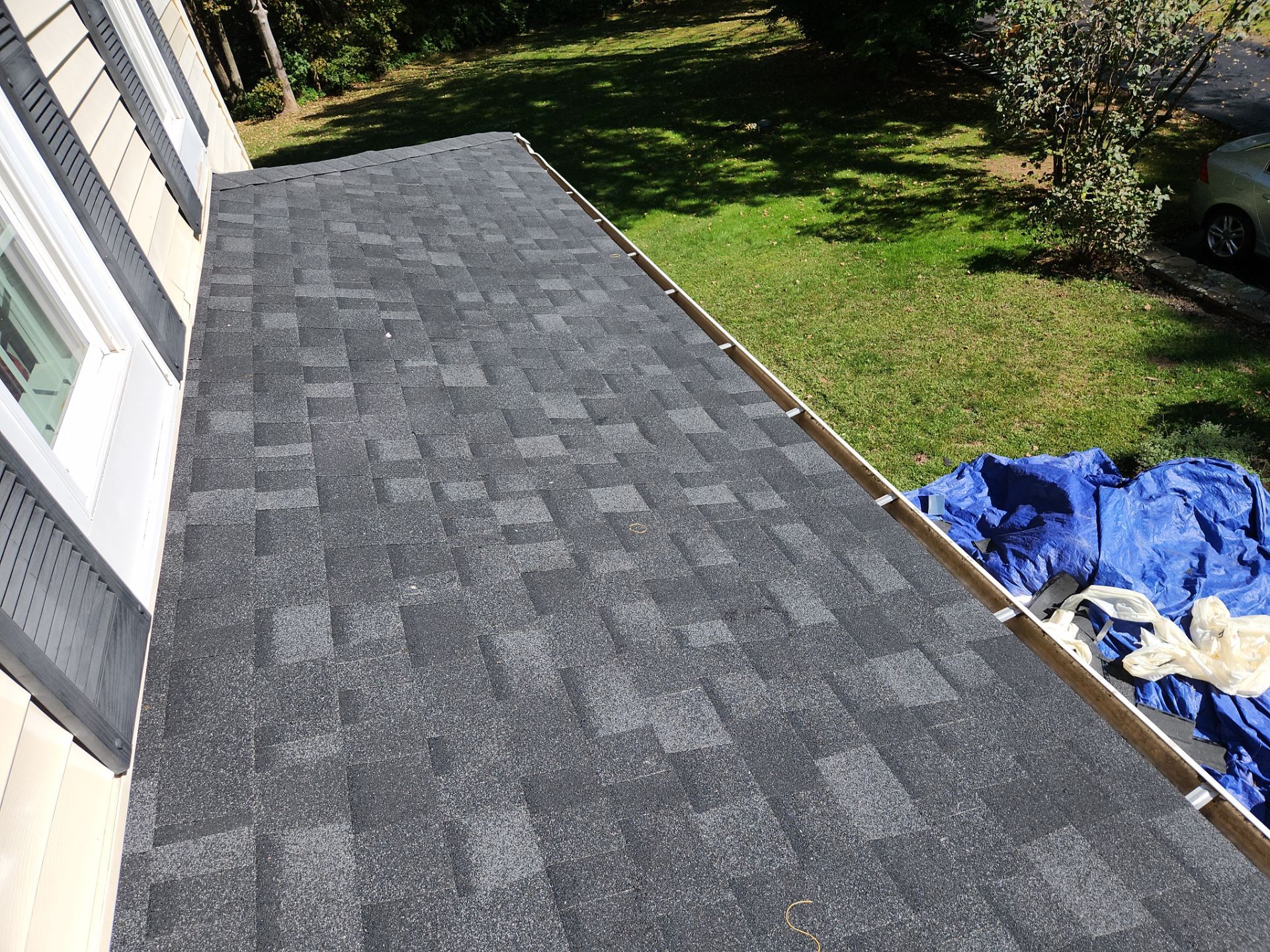 Residential Roofing Installation using Owens Corning TruDefinition Duration AR - Onyx Black by A Plus Exterior