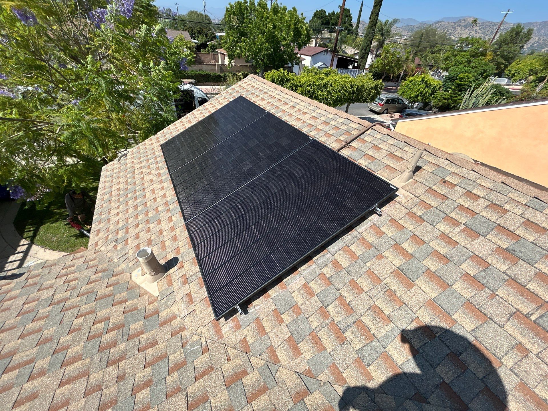 Solar System Installation on Los Angeles Residential Property by AWS Solar