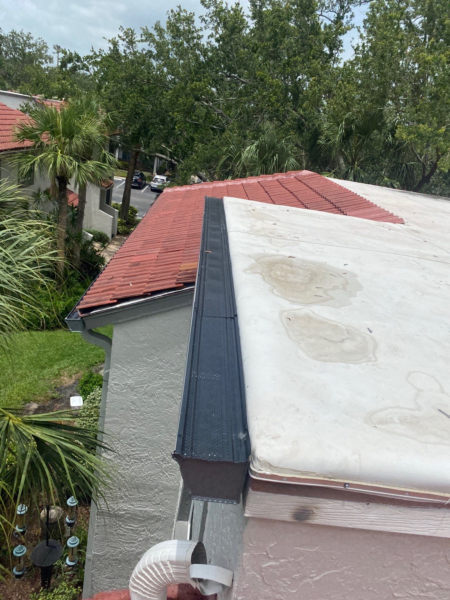 Custom Residential Gutter Guard System Installation in Saint Petersburg FL by Gutter Professors