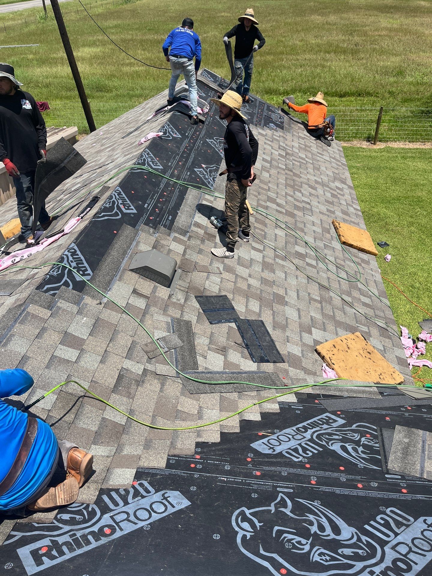 Residential Roofing Installation using Owen's Corning Duration (Lifetime) Shingles by Roof Repair Company