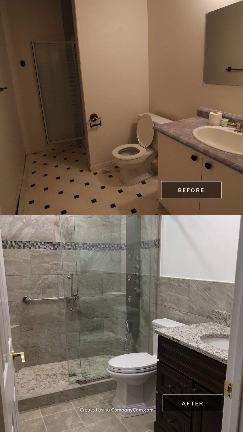 Bathroom Renovation by Impact Construction Sudbury