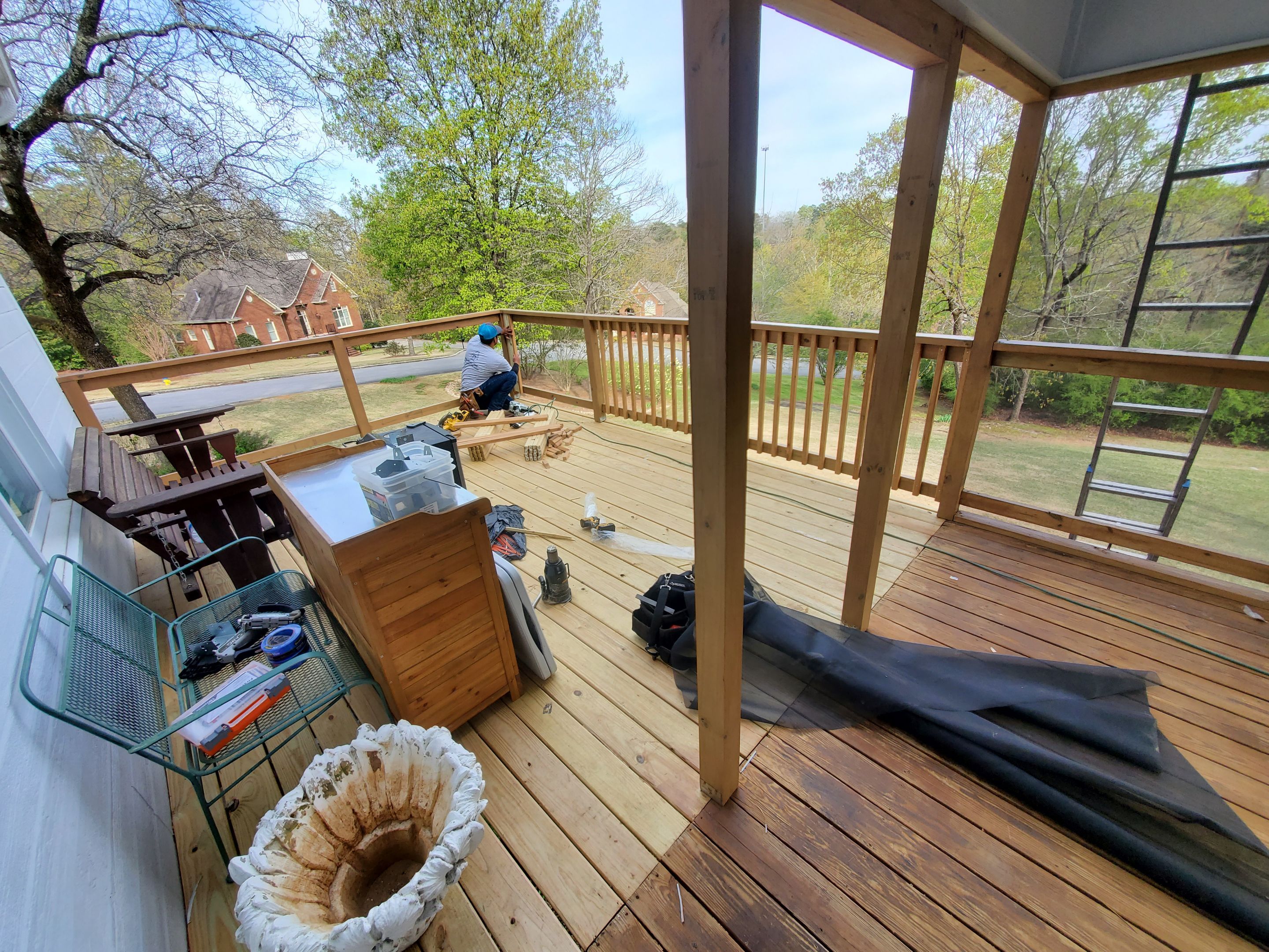 Shades Pointe Lane - Deck Installation  by Pillar and Pine