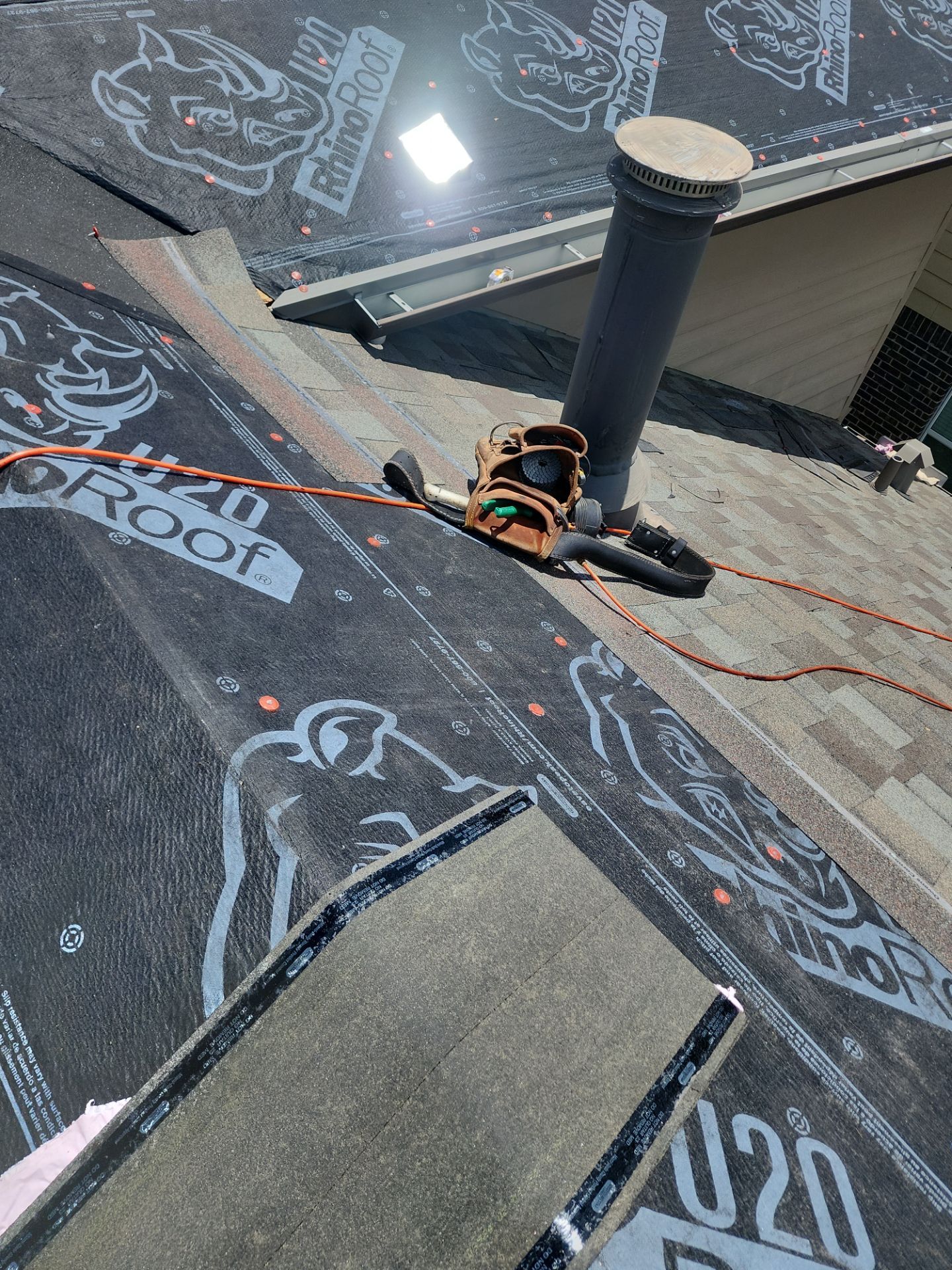 Residential Roofing Installation using Owen's Corning Duration (Lifetime) Shingles by Roof Repair Company