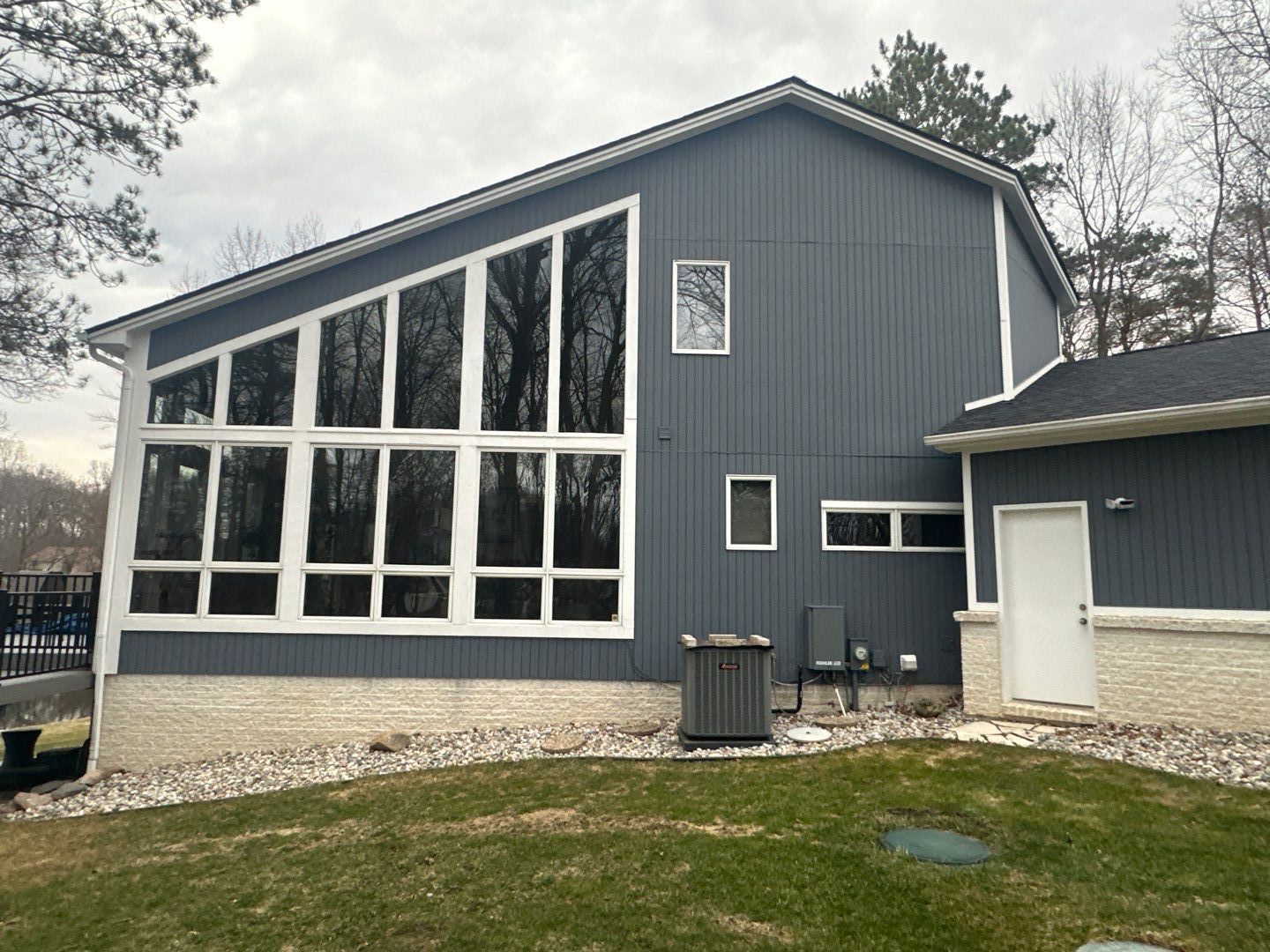 Siding Replacement using Certainteed Monogram D5 Pacific Blue by 180 Contractors