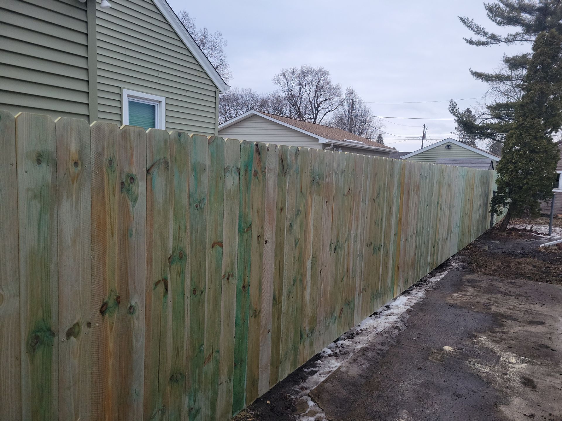Wood Privacy Fence Installation and Replacement in Waterloo by Perfect Picket Fence and Stain