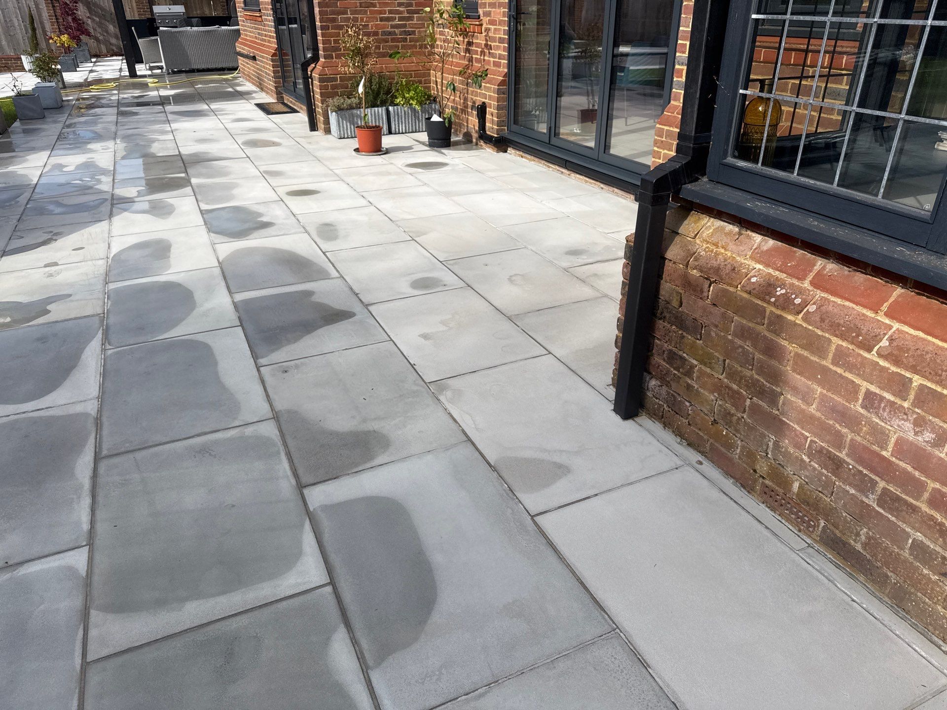 Patio and Pagola clean by Ges Exterior Cleaning ltd