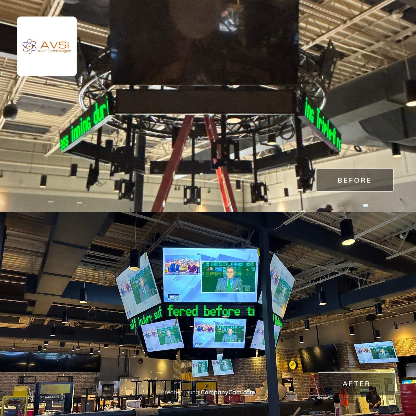 Sportsbar AV install by AVSi