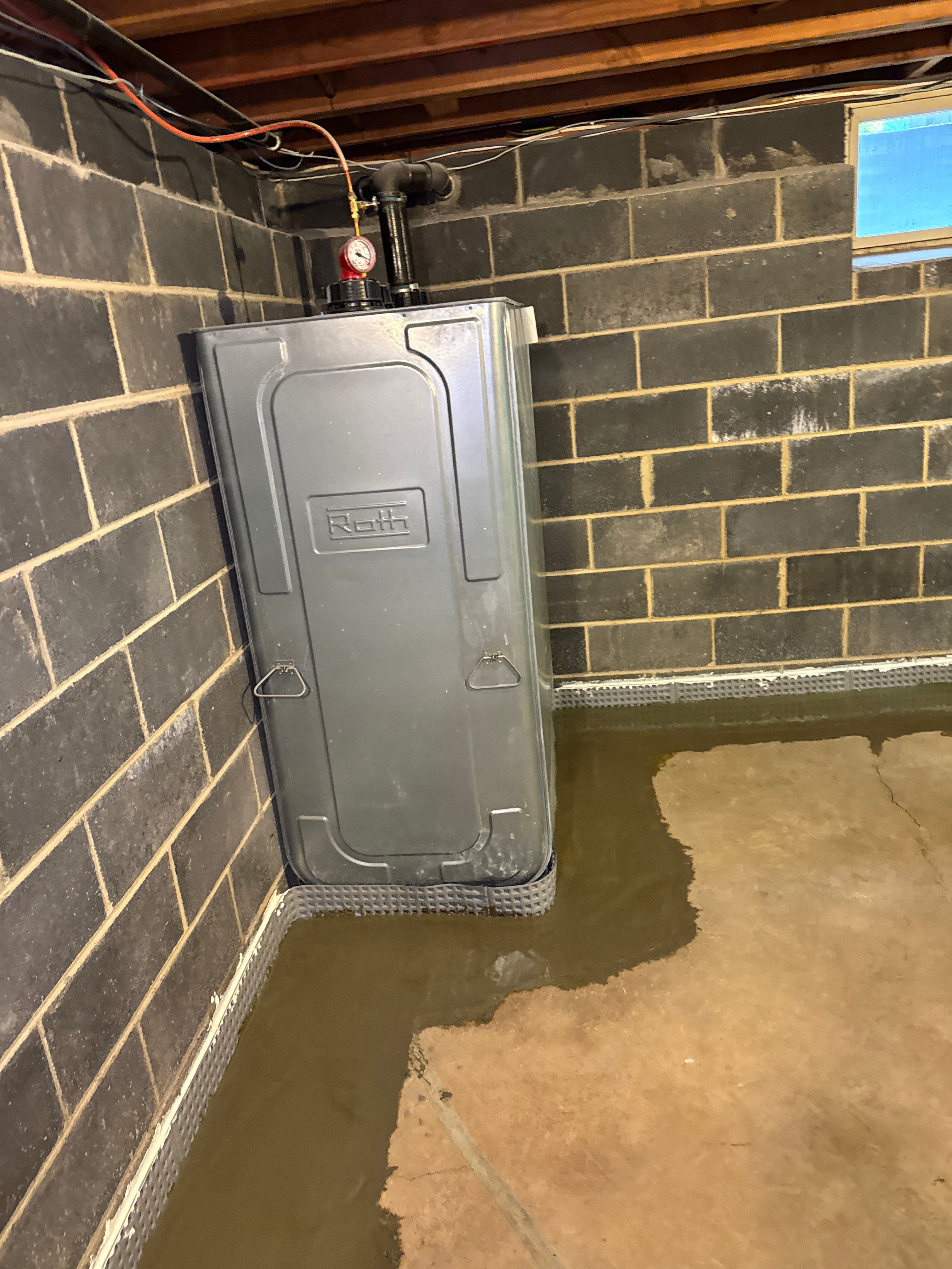 Interior French Drain in Bernardsville NJ by Pure Service Pro, LLC 