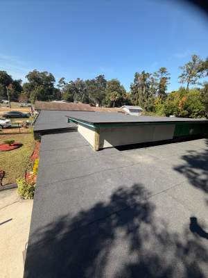 Flat Roof Renovation Due to Water Accumulation