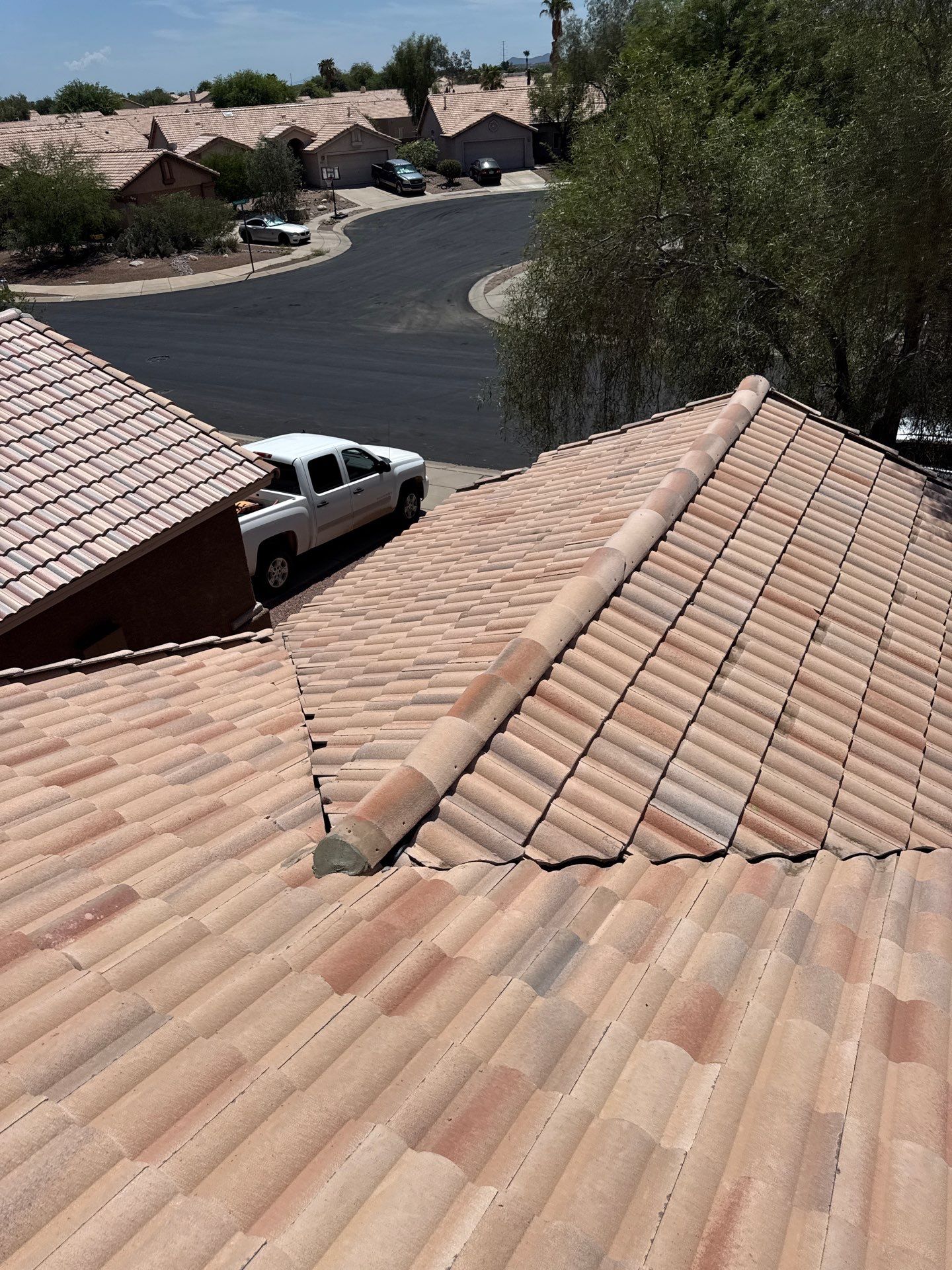 Concrete Tile Roof Repair and Underlayment Replacement in Marana by West Coast Roofing AZ