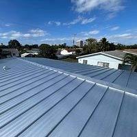 24ga 1.5" Mechanical Seam Mill Finish  by Total Roofing System The Metal Roof Experts