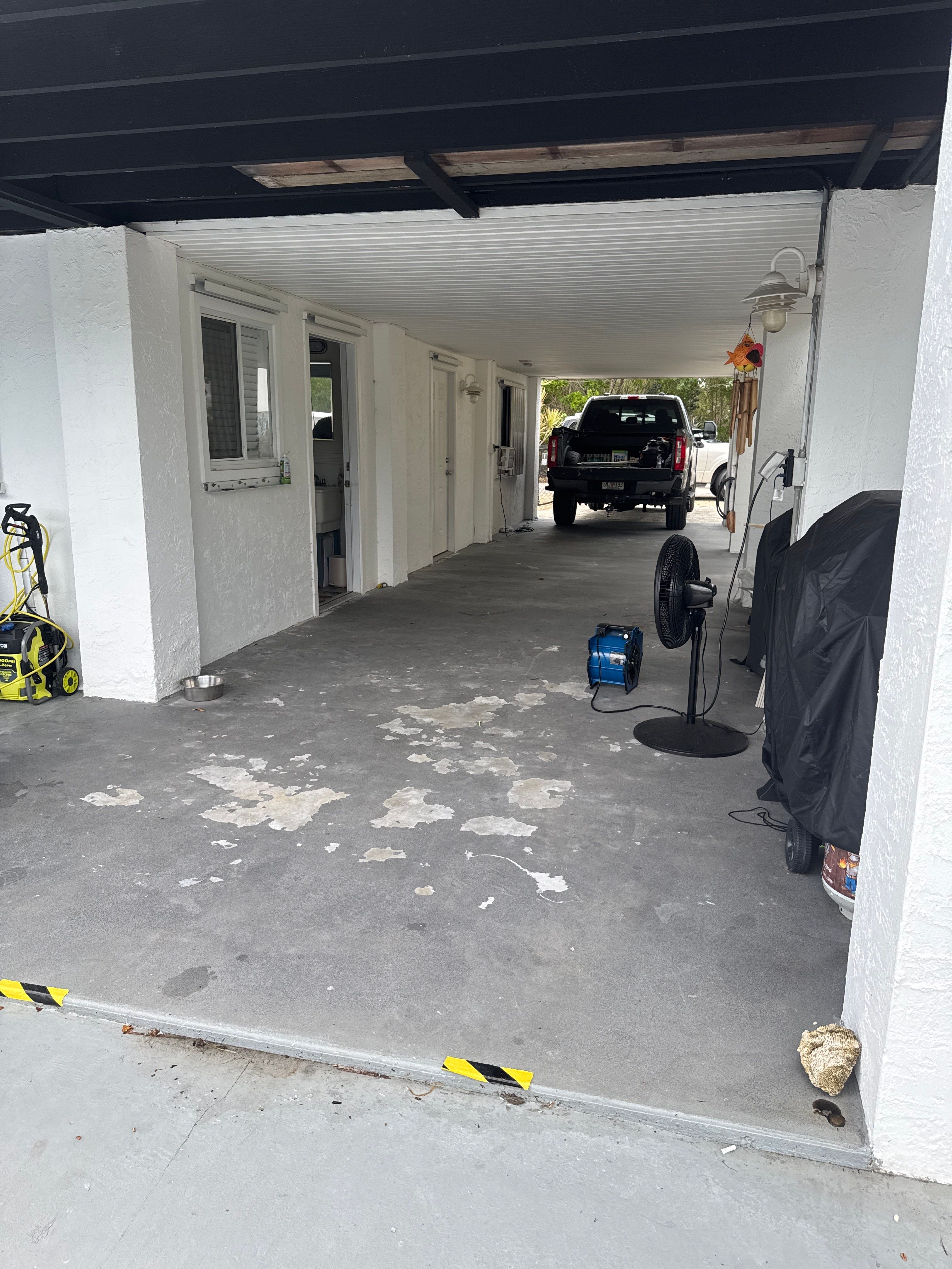 “Tidal Wave” Carport in Big Pine Key, FL by Tropical Epoxy Coatings & Creations LLC