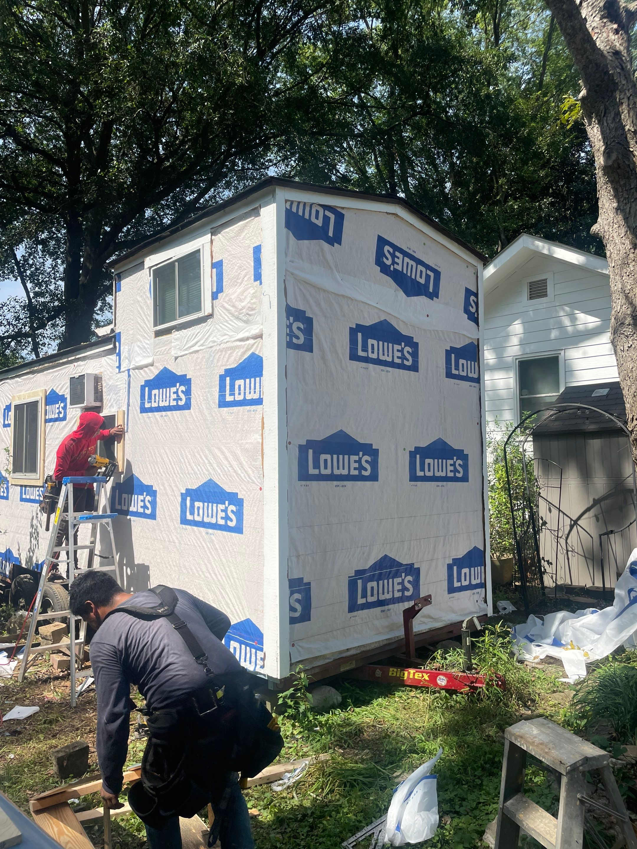 tiny home remodel- siding,paint,roofing by Nailed It Roofing & Remodeling LLC