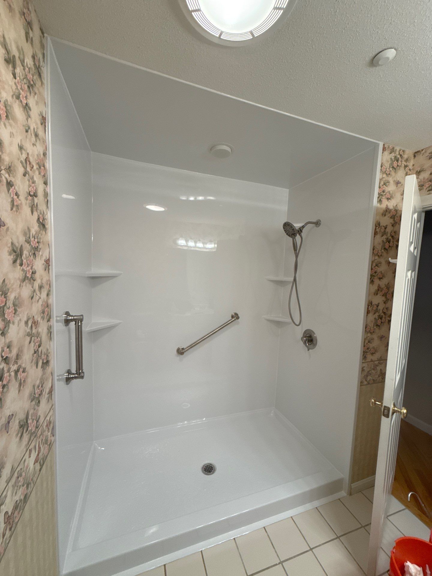 Tub to Walk-In Shower Installation in South Hadley, MA  by Yankee Home Improvement