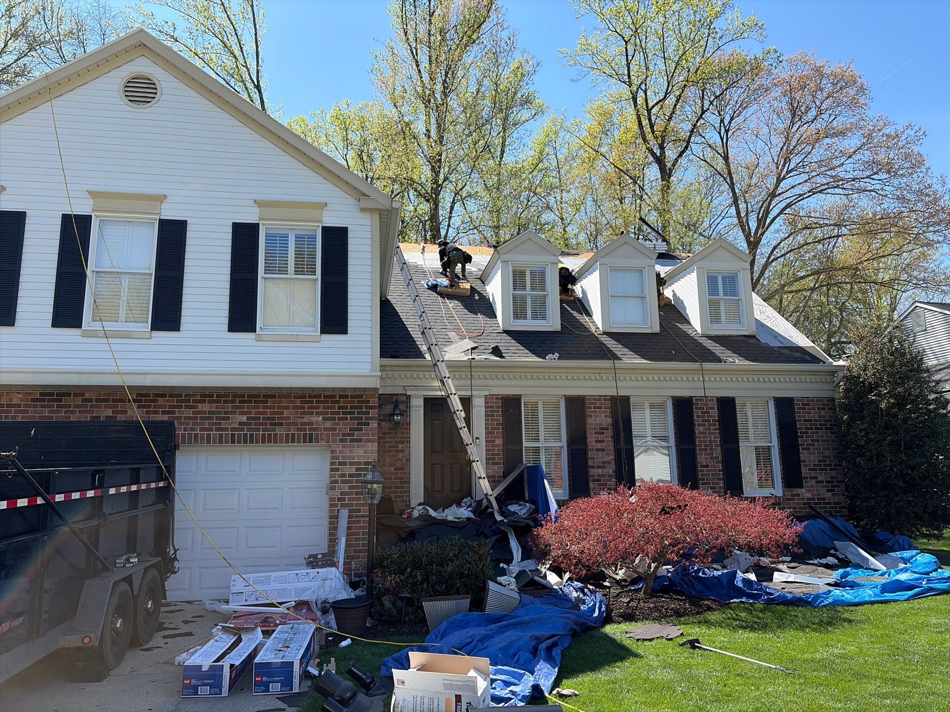Residential Roofing Installation using GAF Timberline HDZ by Matter Construction, LLC