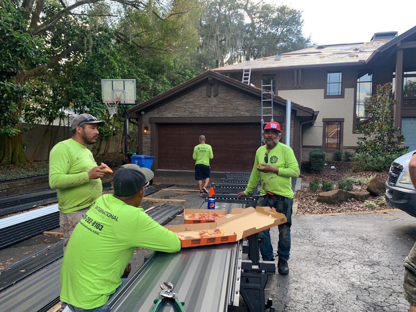 Residential Standing Seam Install in Odessa Florida by International Roofing