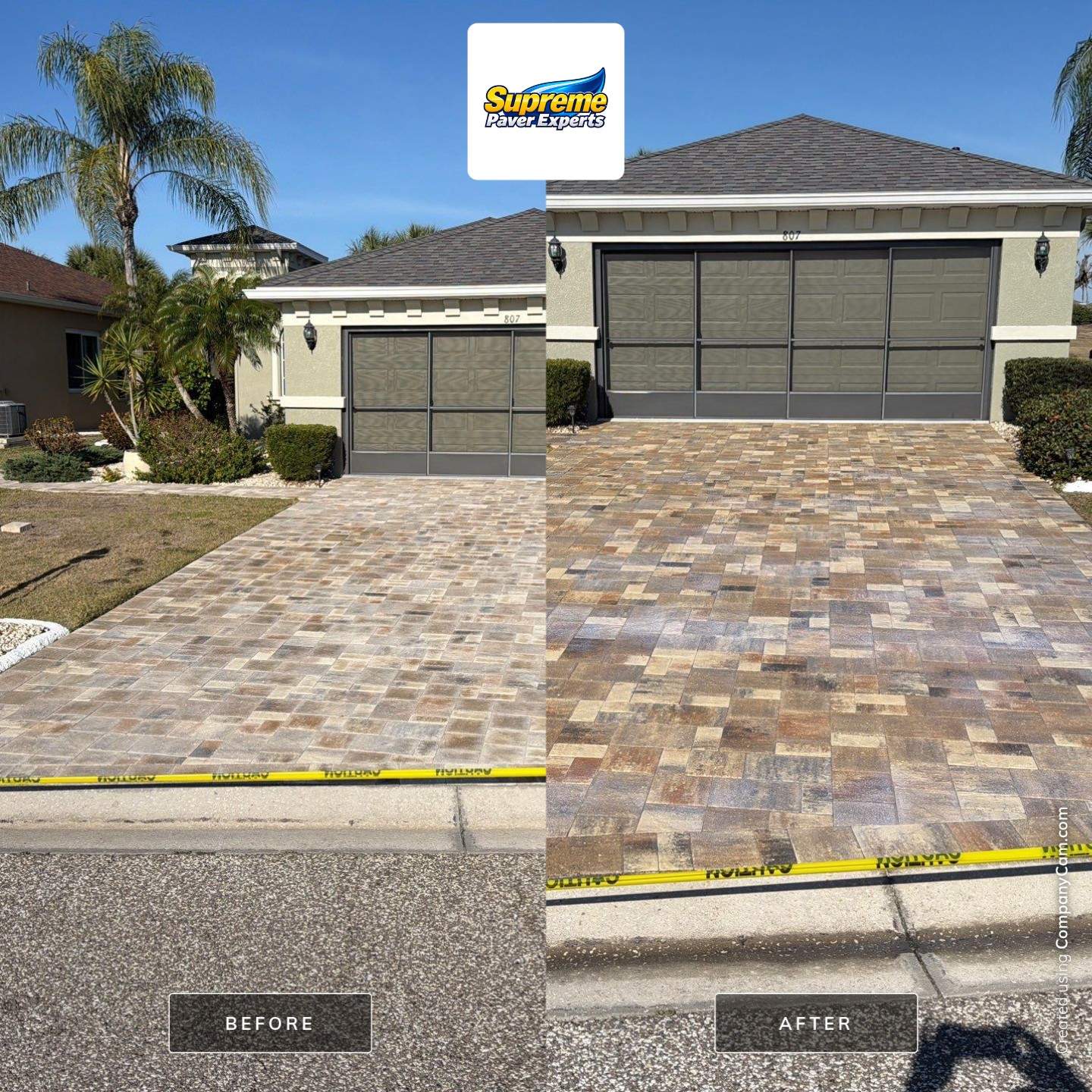 Paver Cleaning and Sealing in Sun City Center by Supreme Paver Experts