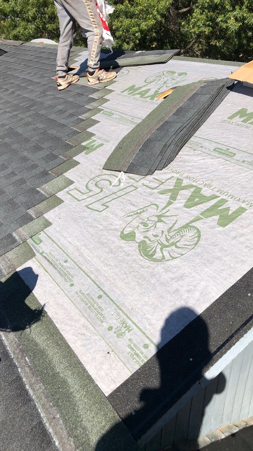 Residential Roofing Installation using GAF Natural Shadow  by A & H Roofing and Contracting