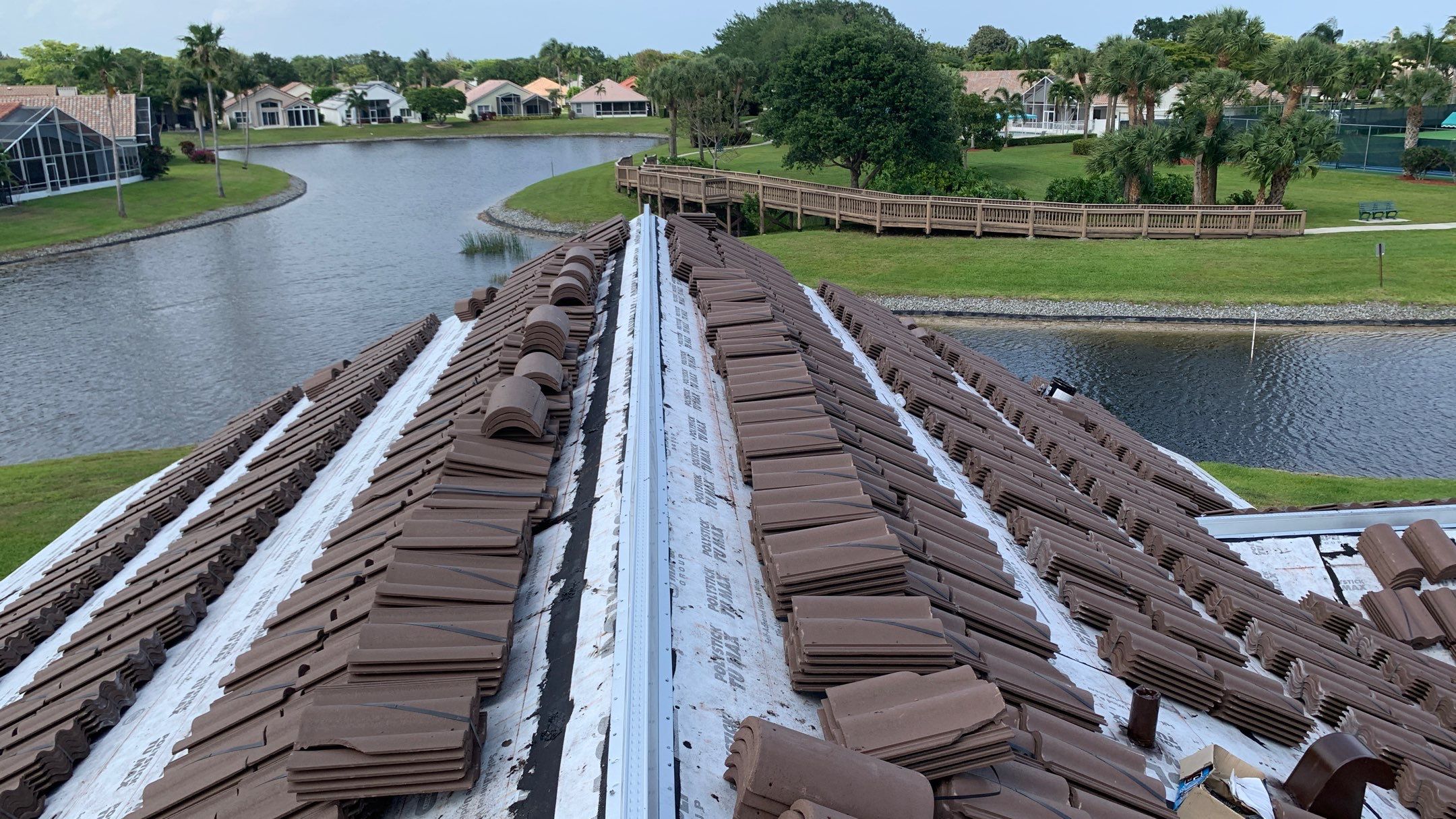 Residential Roofing Installation using WestLake Roofing Tile by BLUES BROTHERS ROOFING