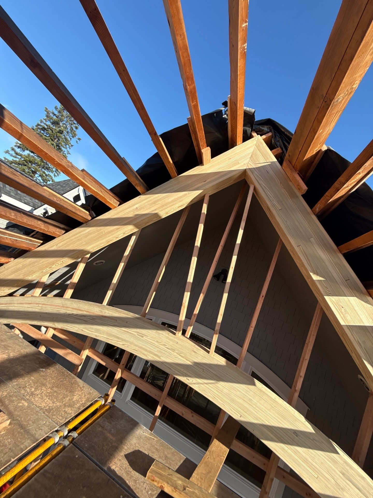 Rotten Glulam Beams Nearly Collapsed by RoofSmart