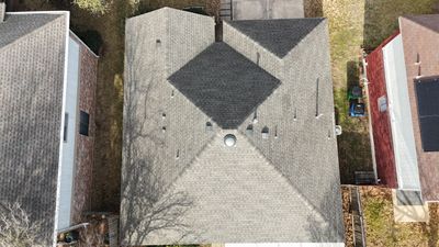 Real Estate Listing: Roof Replacement using GAF - Timberline NS - Weathered Wood
