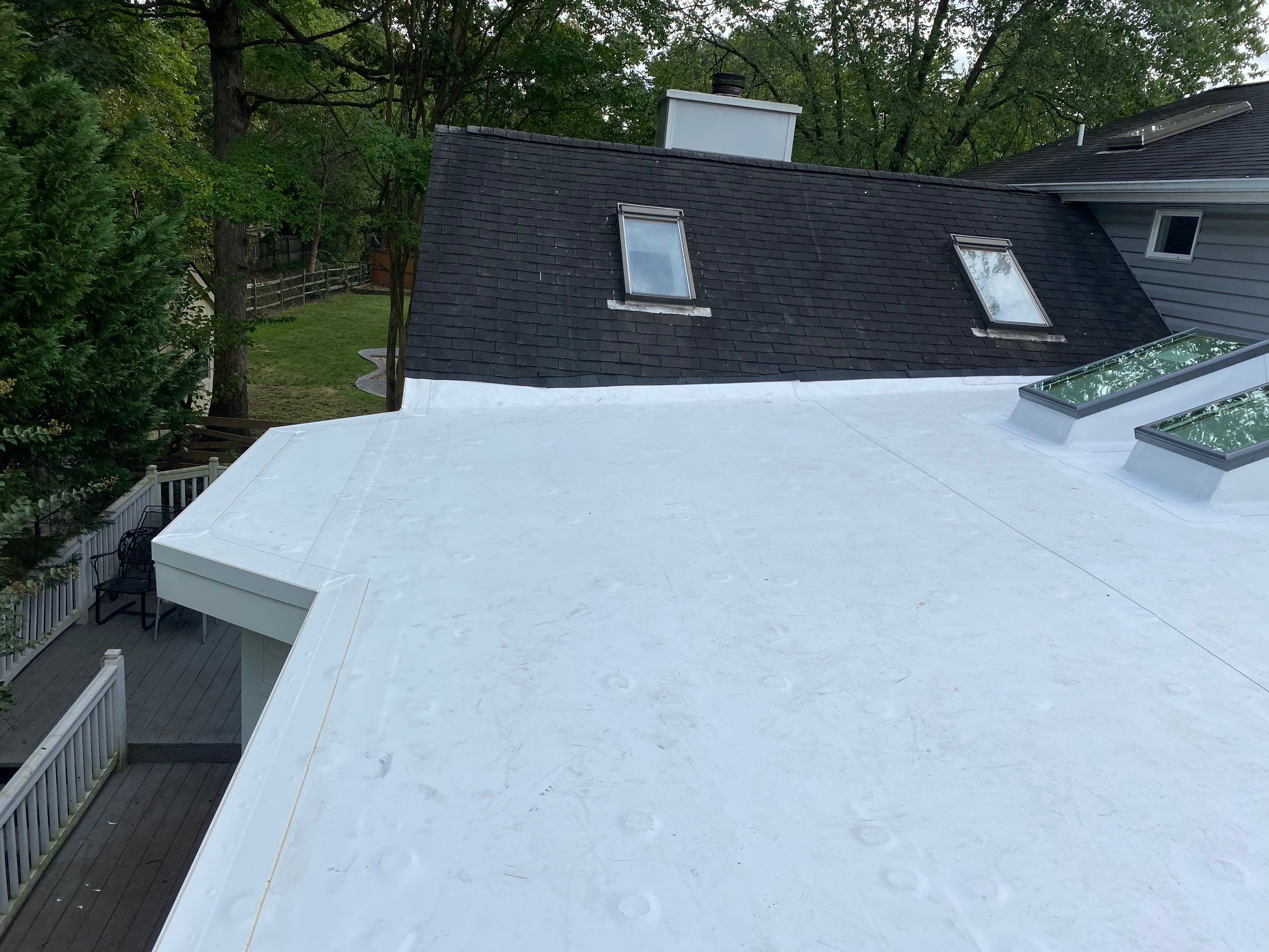 Alexandria: Residential Flat Roof Replacement with MuleHide TPO by RM Banning, Inc.