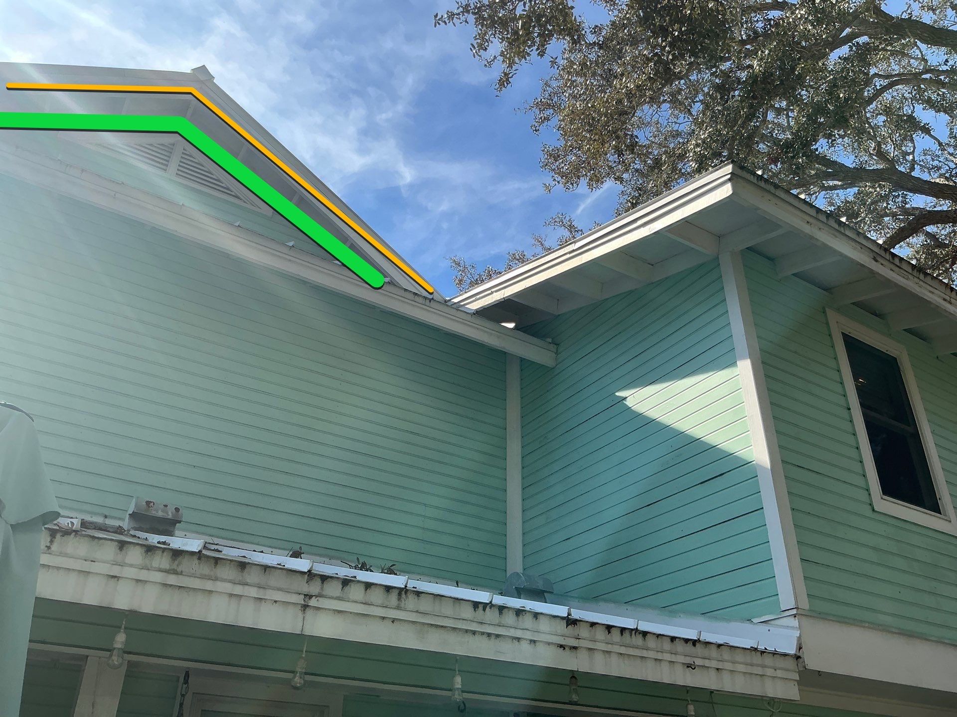 New White Soffit Project in Safety Harbor, FL by Gutter Professors
