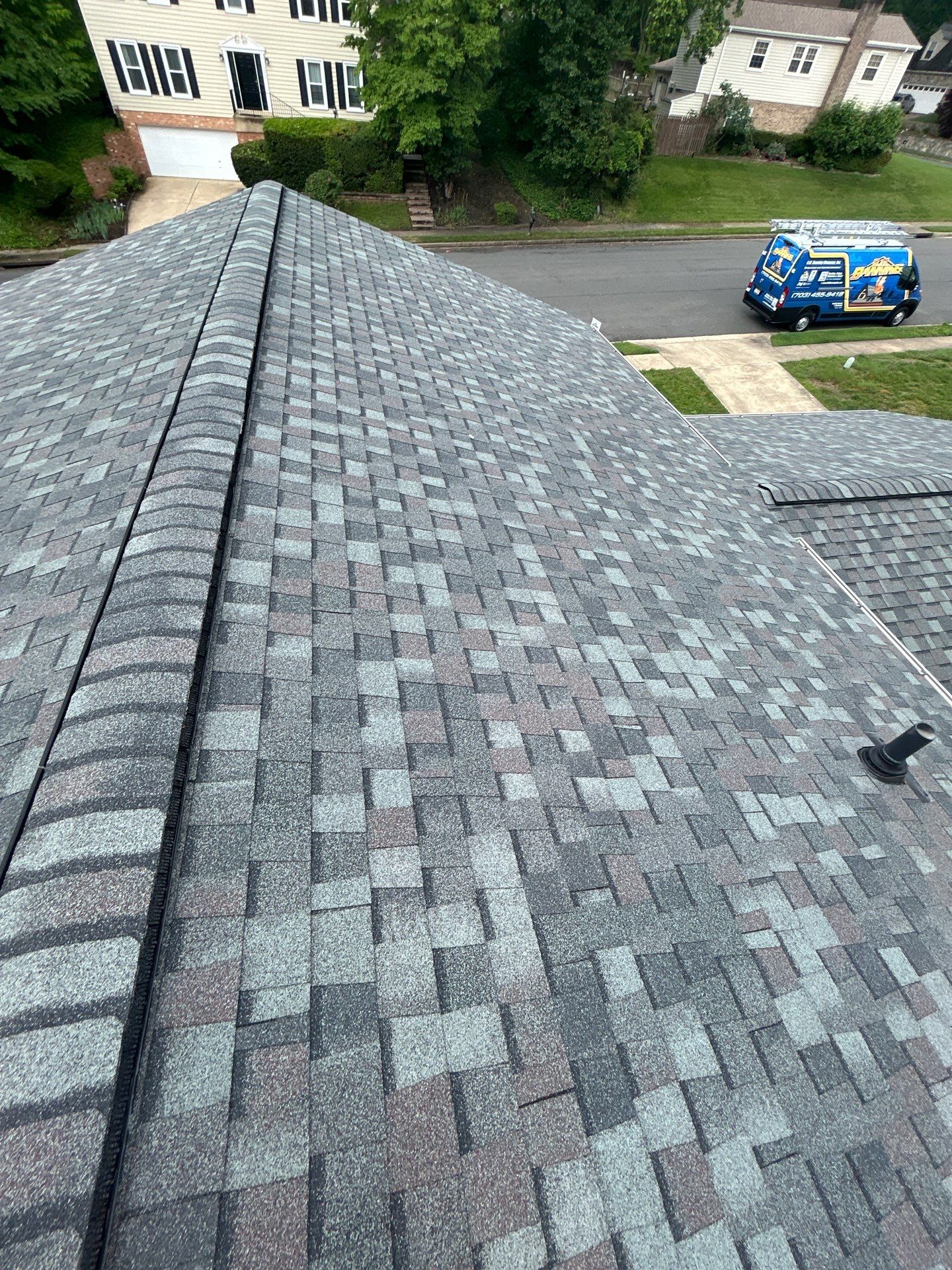 Montclair: Residential Roof Replacement with CertainTeed Landmark Pro in Max Def Colonial Slate by RM Banning, Inc.