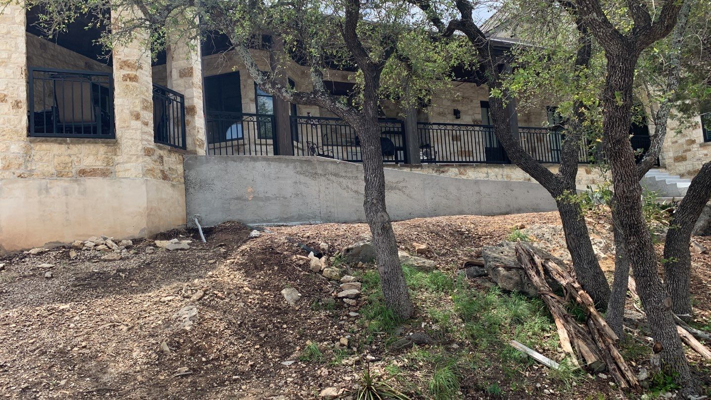 Cliffside installation for primary water source. by Hill Country Rain Water