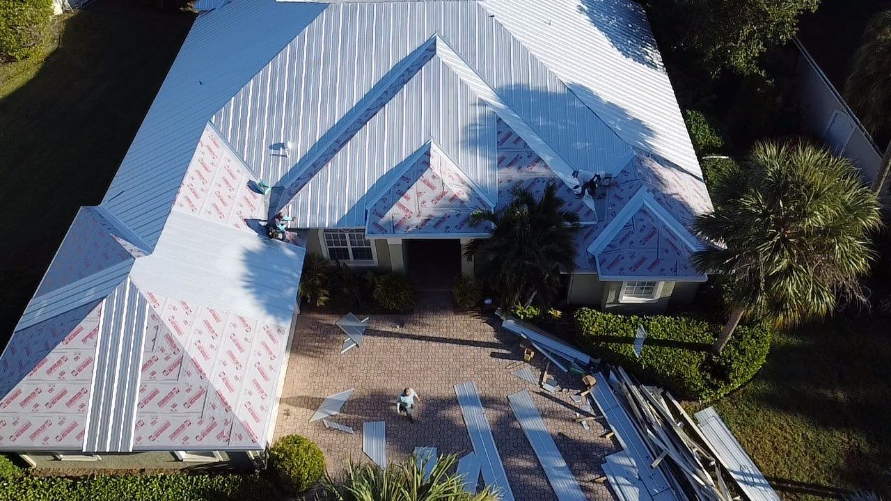 5-V Crimp Metal Roof Replacement by Sailfish Roofing