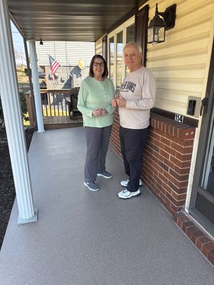 Porch + Garage Project in McKees Rocks