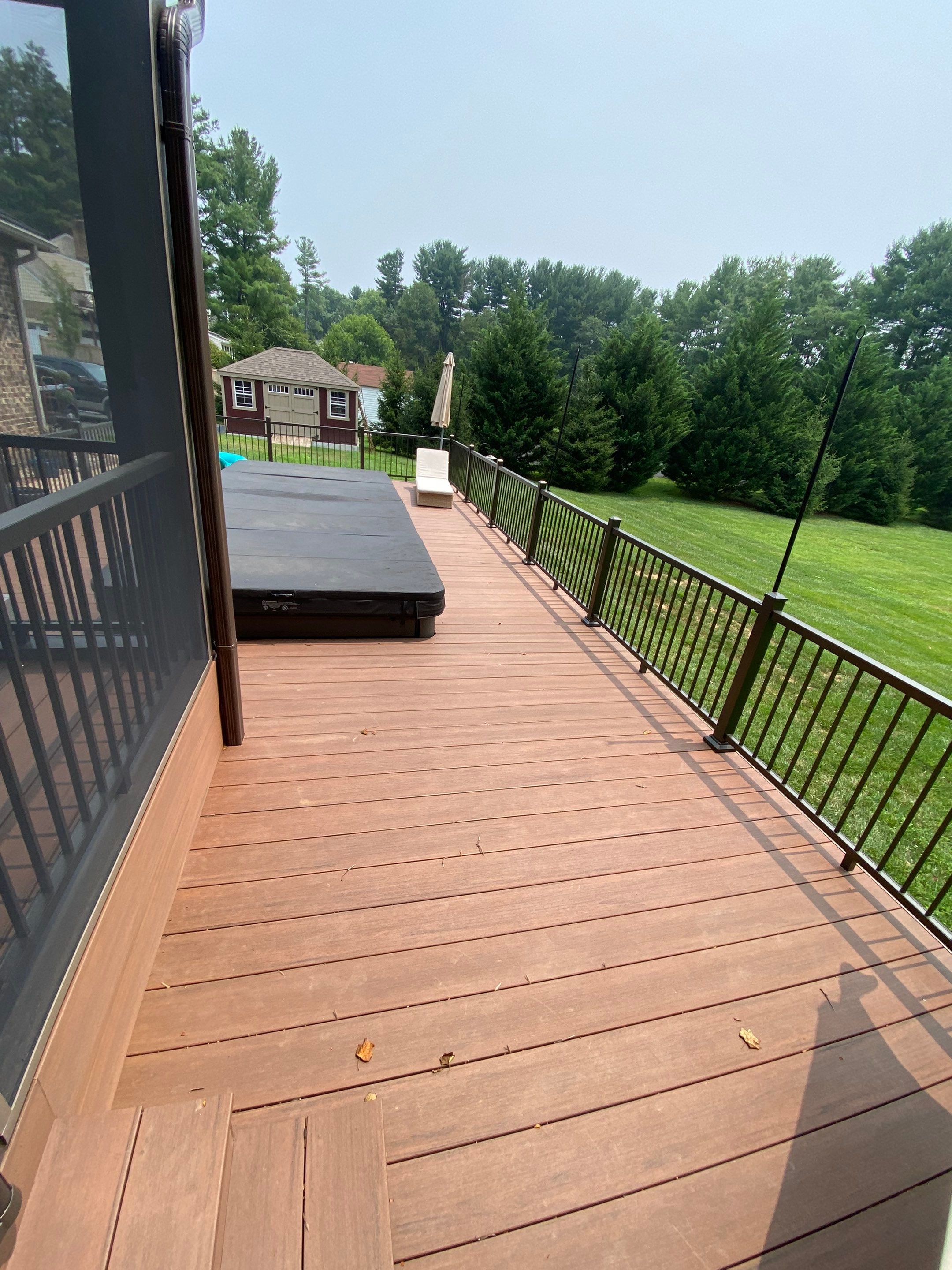 Deck/Screen porch Transformation using Timbertech by The Smet Companies, LLC