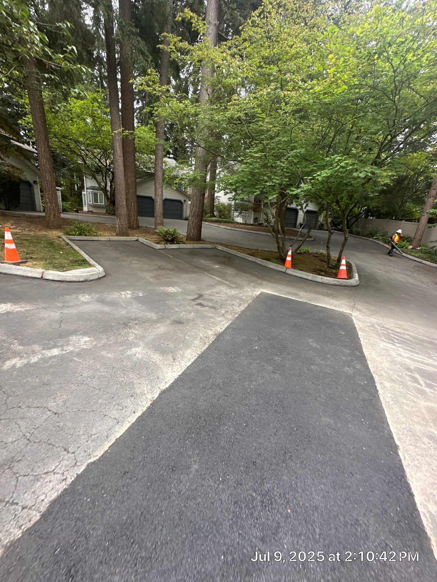 Curb Repaint | Seattle  by Jireh Asphalt & Concrete Inc 