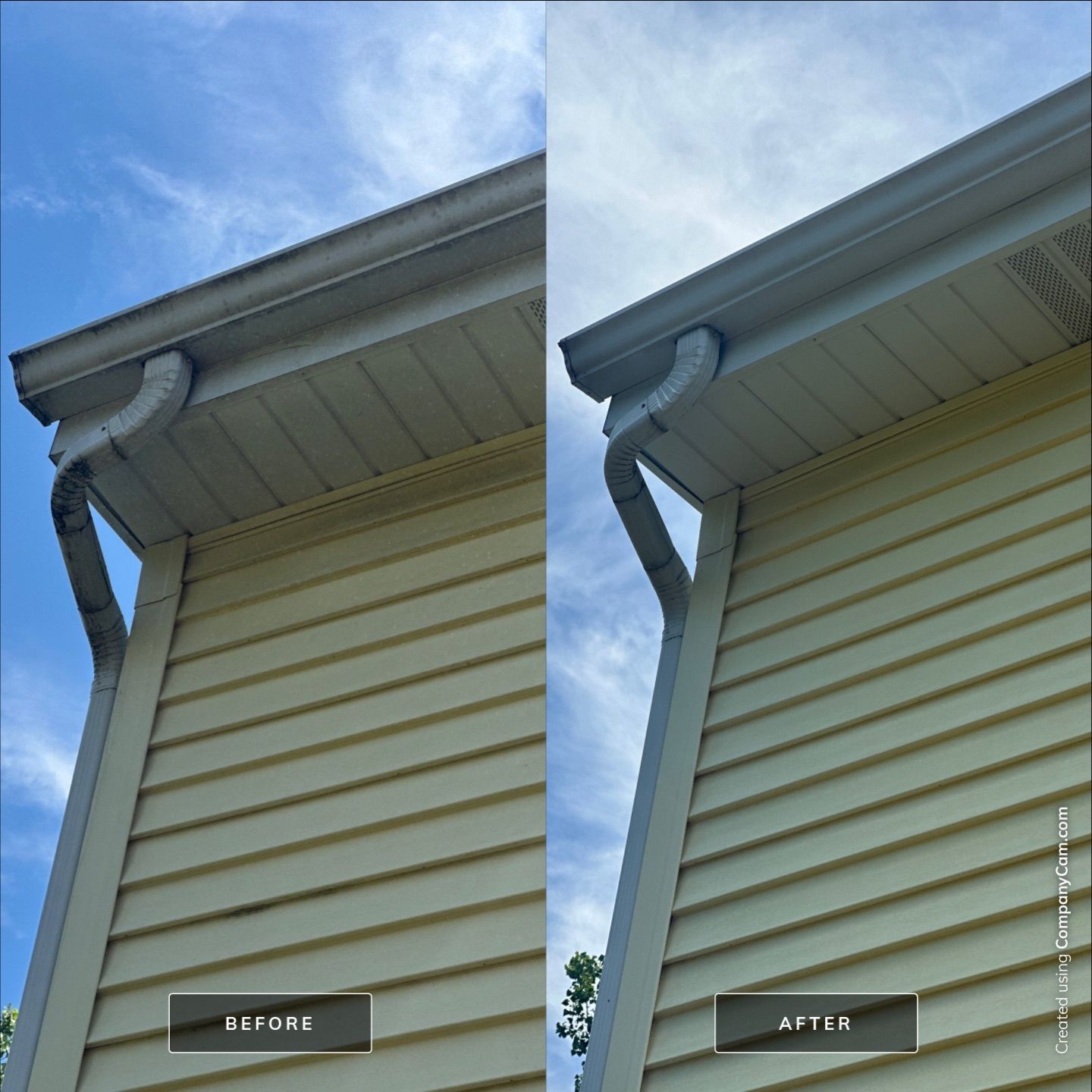 Project in Island Lake by Simmons Power & Soft Washing