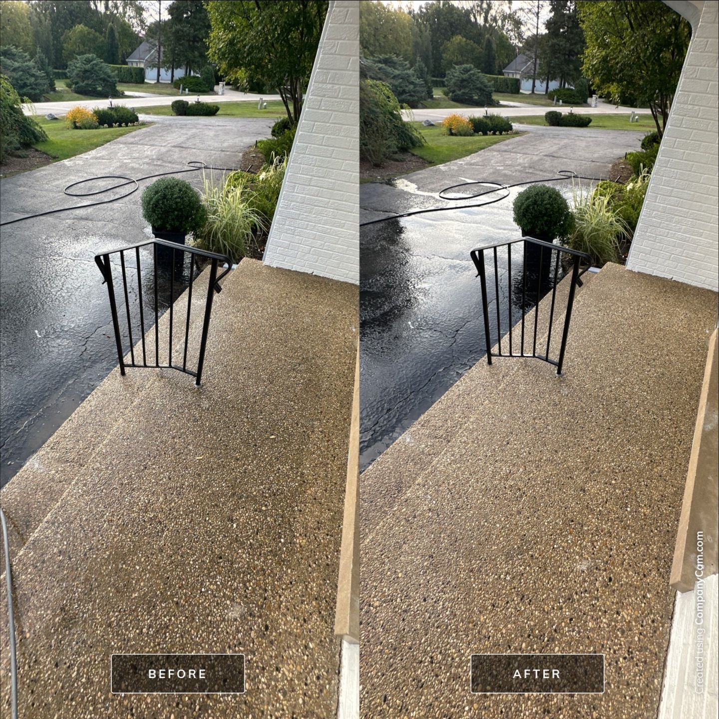 Project in Long Grove by Simmons Power & Soft Washing