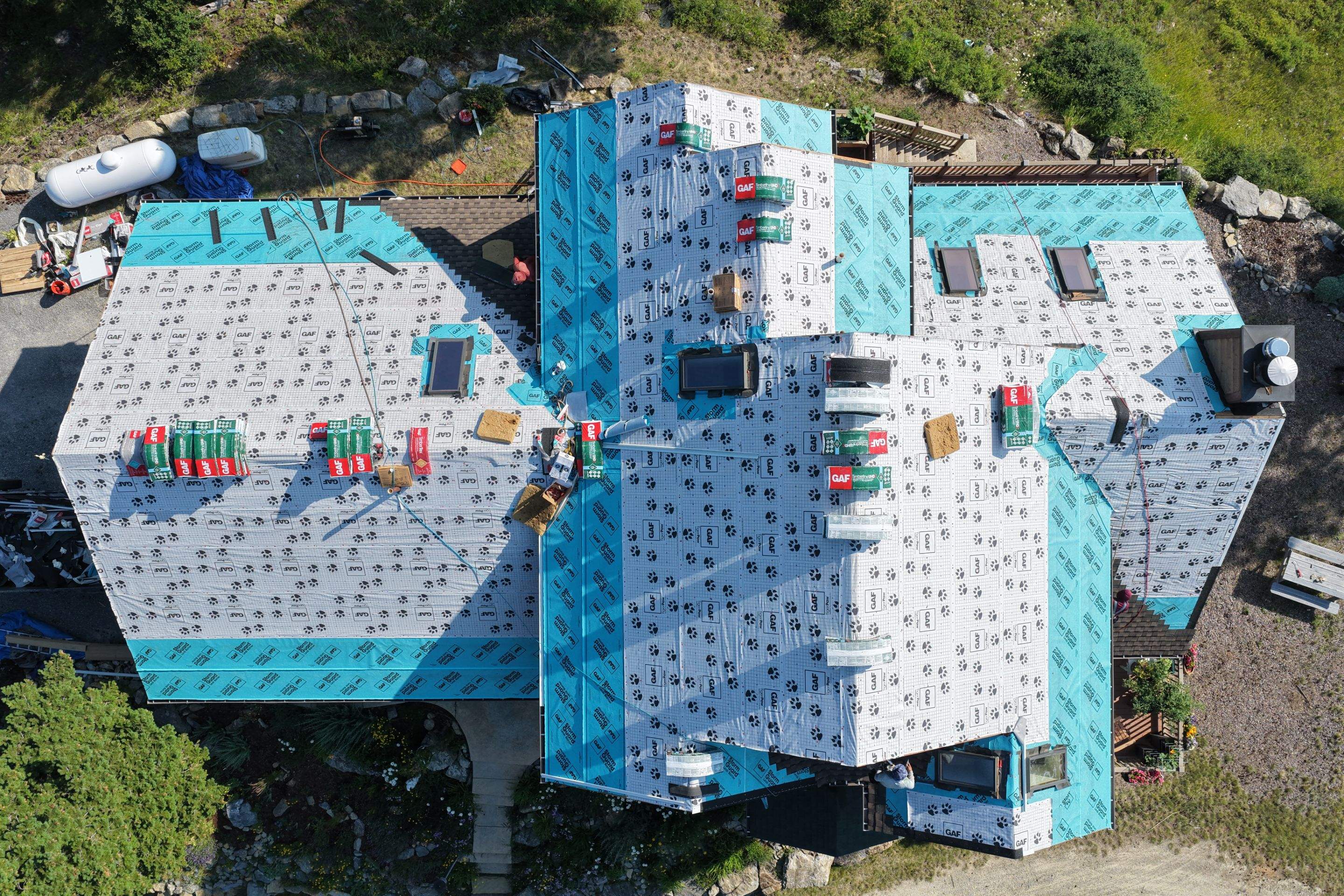 Roof Replacement - GAF Timberline UHDZ - Barkwood  by Montana Roofing Solutions