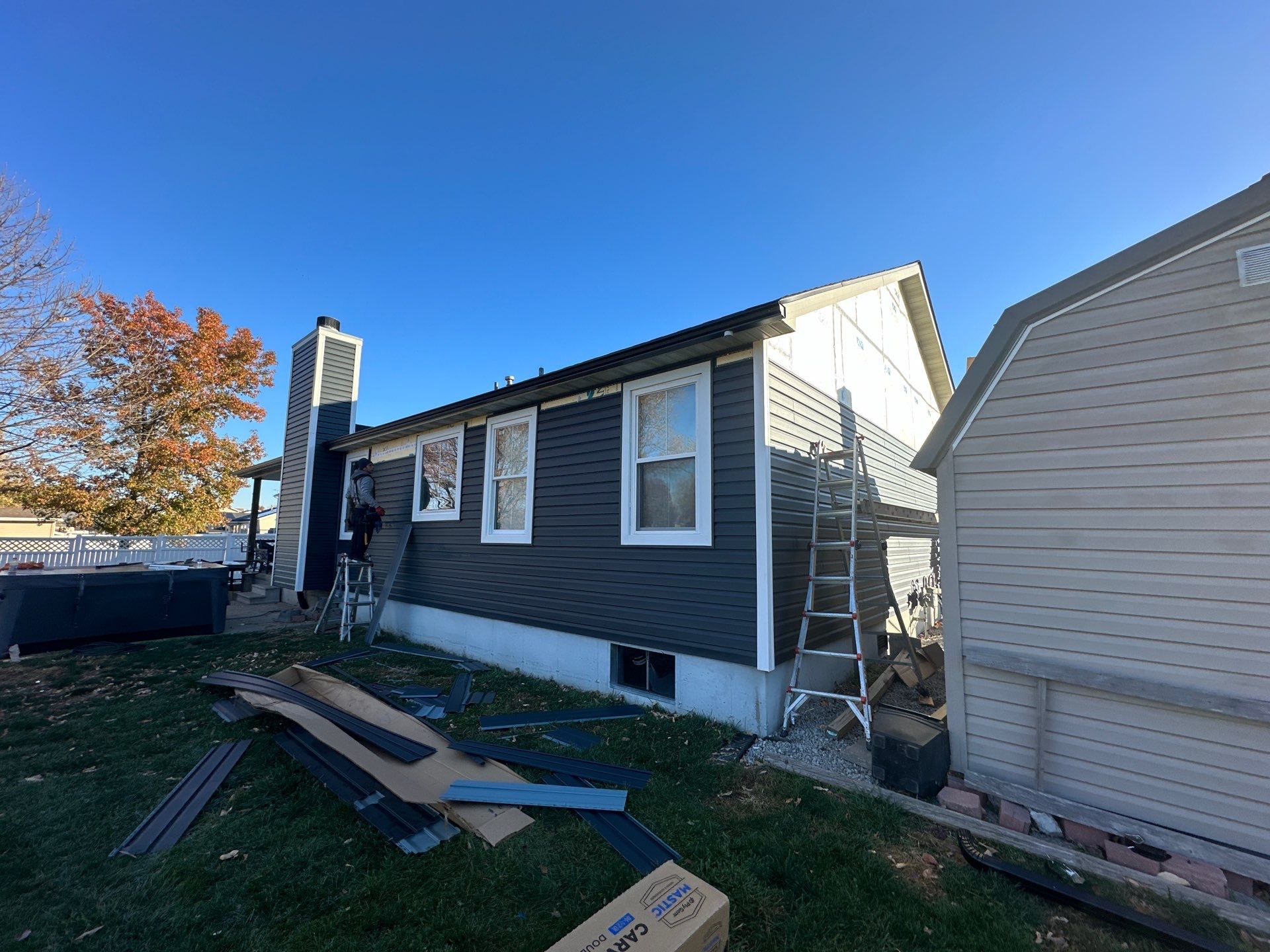 Installation of New Siding  by H&F Exteriors