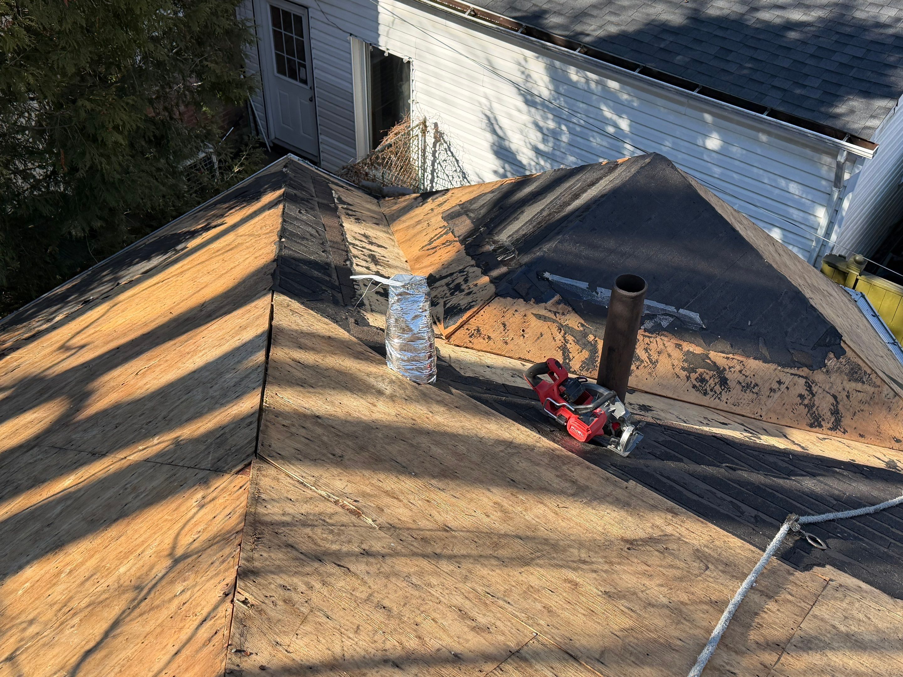 Project in Hamilton by The Roofing Crew