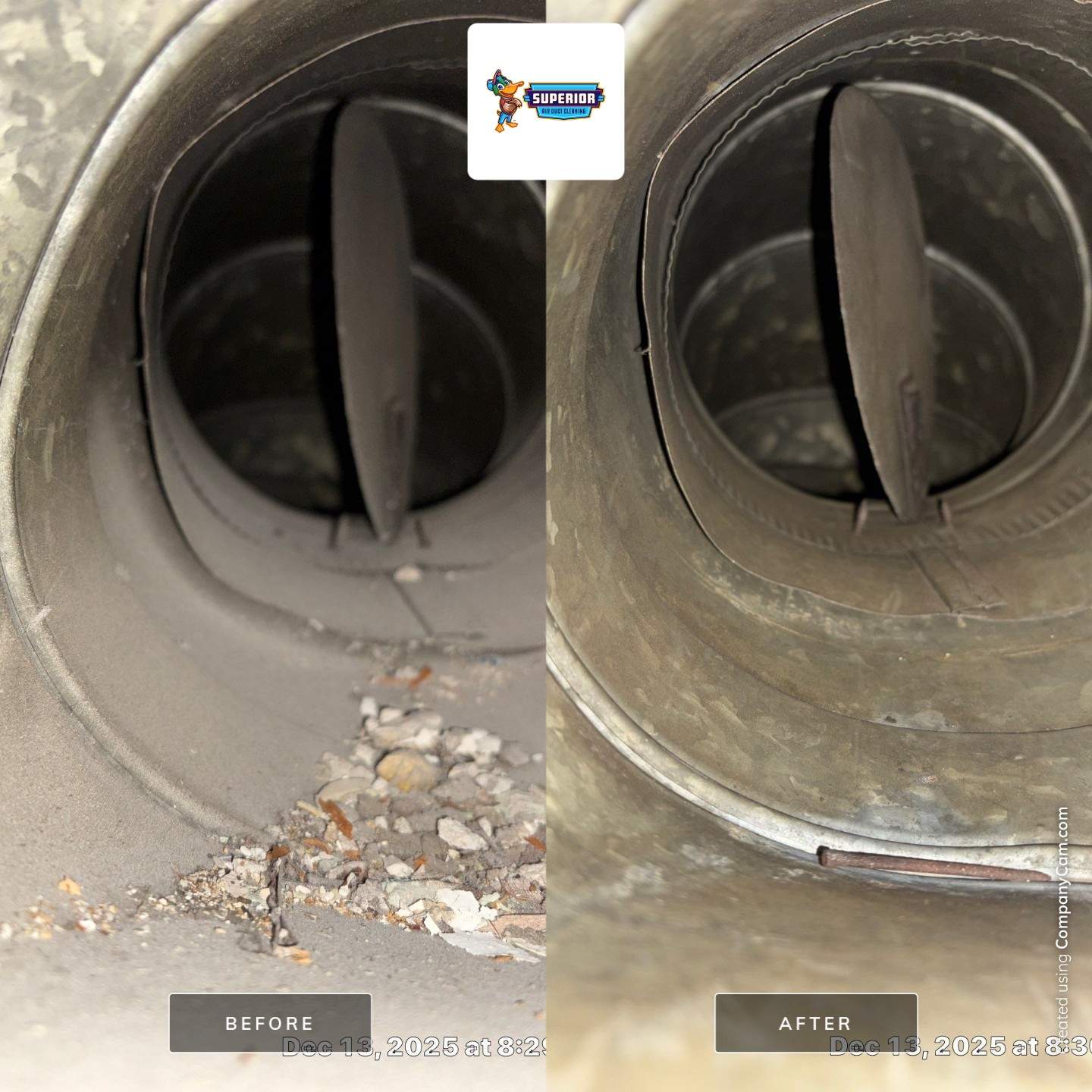 Air Duct Cleaning With a Vacuum Truck in Ellwood City, PA by Superior Air Duct Cleaning