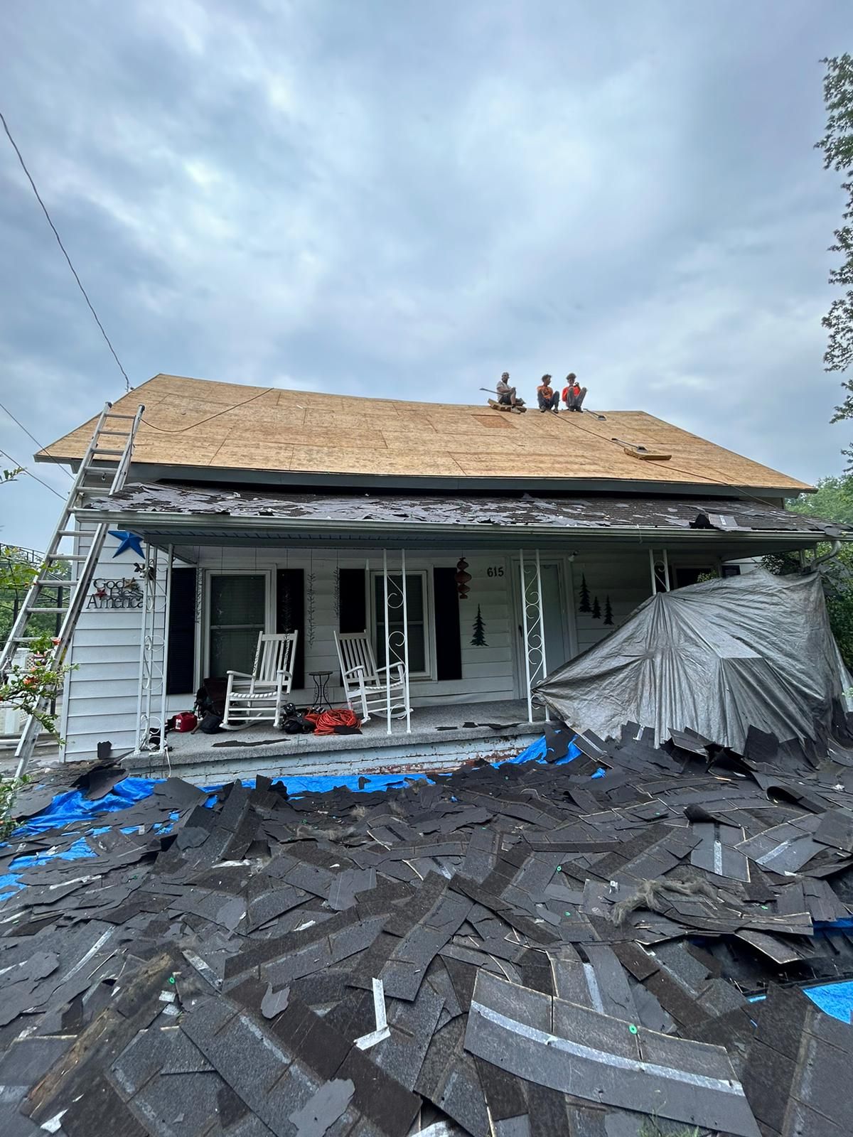 Cherryville NC Roof and Siding Job  by Here4You Restoration 