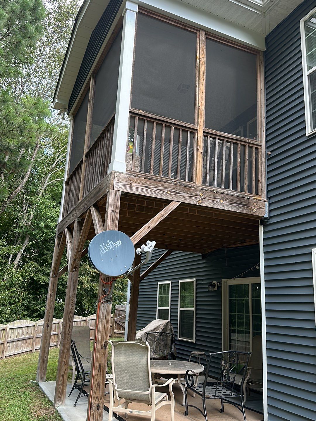 Weathered Deck using Wood Sealant by DuraSeal