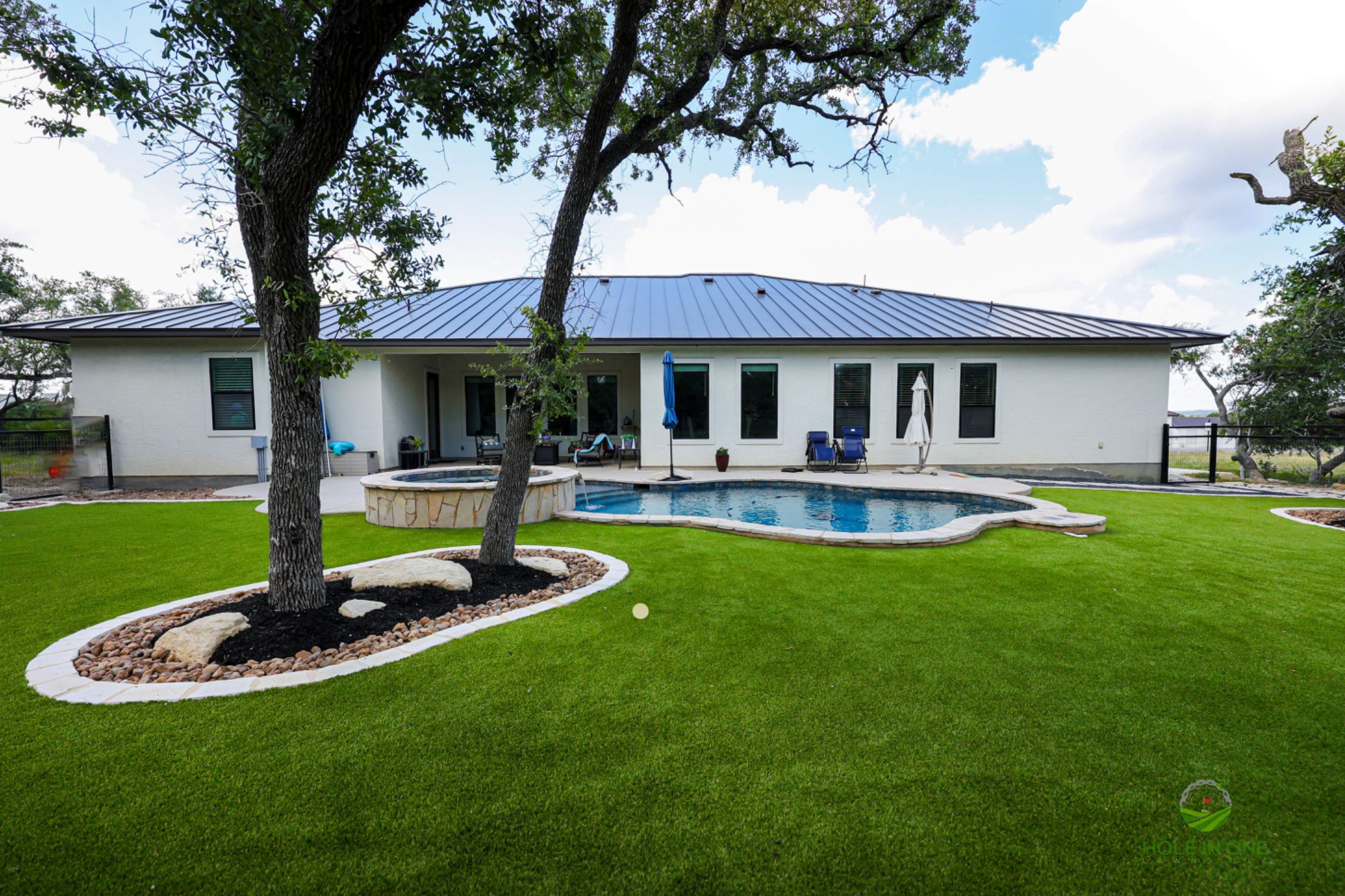 Belle Oak, Bulverde Tx. by Hole In One Lawns, LLC