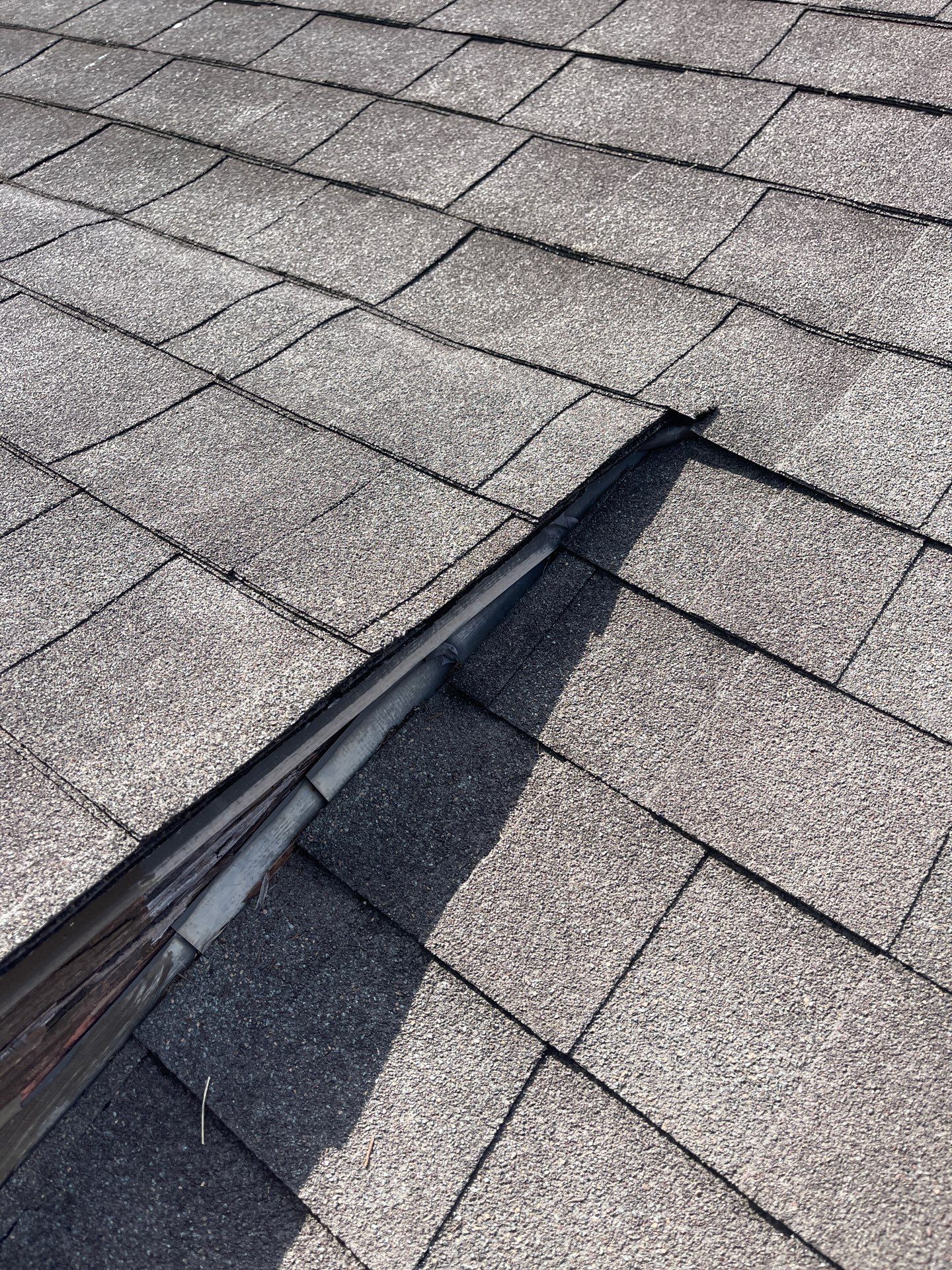 Hail Damage using Owen's Corning Duration (Lifetime) Shingles by Roof Repair Company