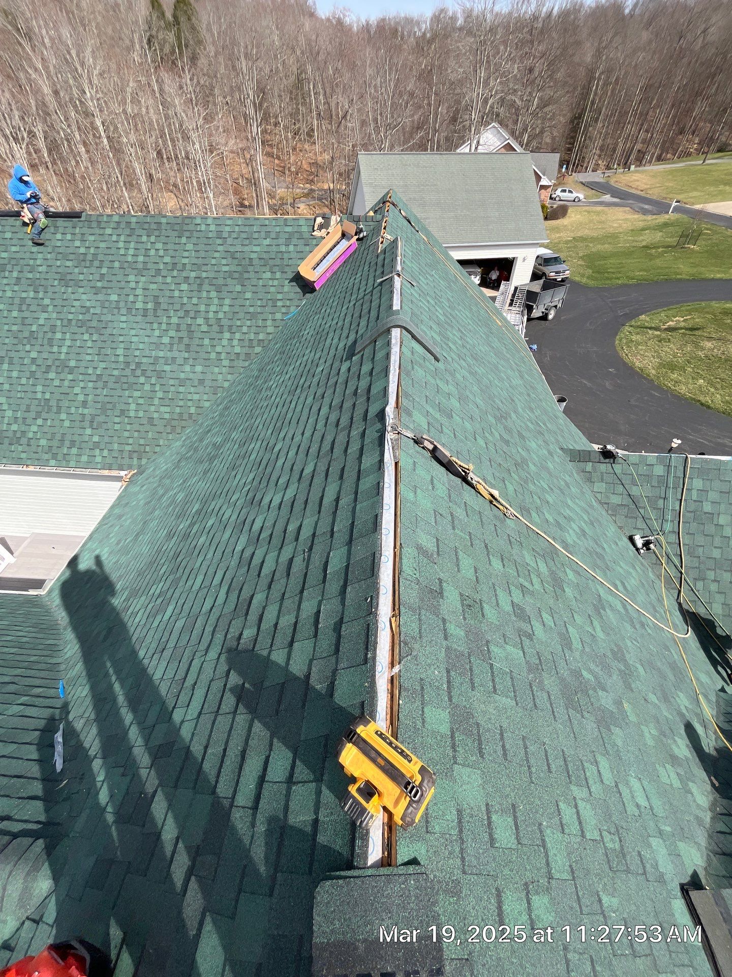 Residential Roofing Installation using Certainteed Landmark Pro Shingles by Fahey Roofing + Contracting