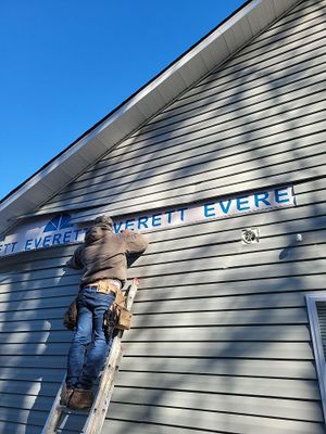 Townhome Vinyl Siding Repair in Leland, NC (In Progress)