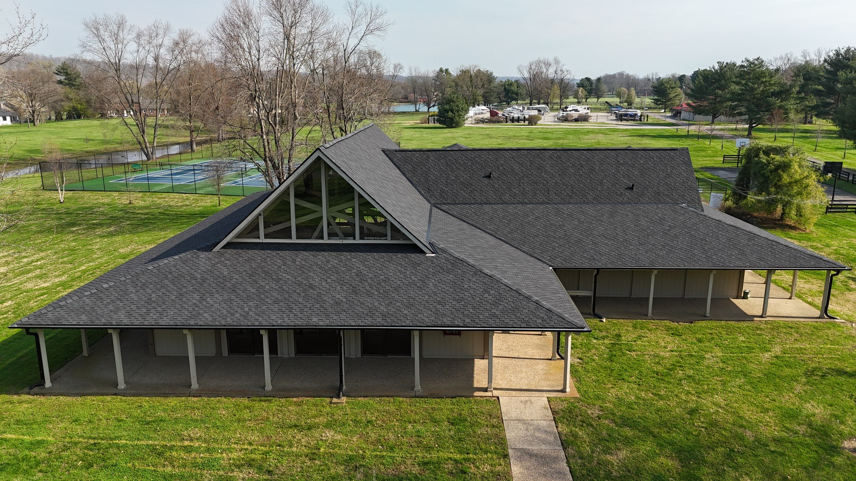 Cardinal Harbour Clubhouse Roof Replacement by GreenForce Restoration