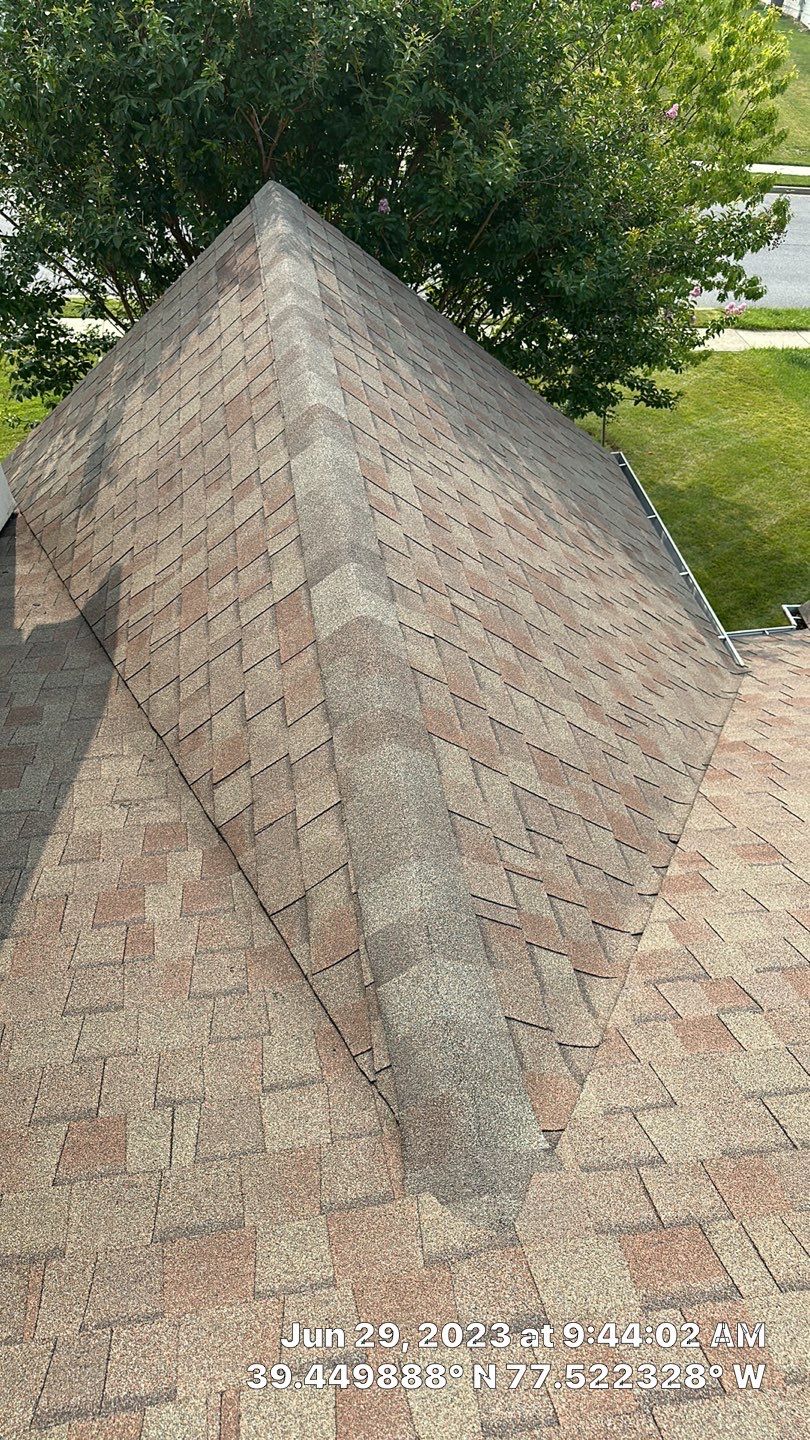 Residential Roofing Repair using CertainTeed Landmark Weathered Wood Architectural Shingles by Frederick Roof Repair